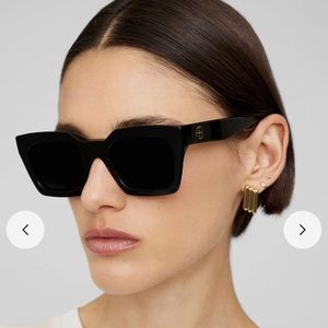 Anine bing indio black sunglasses